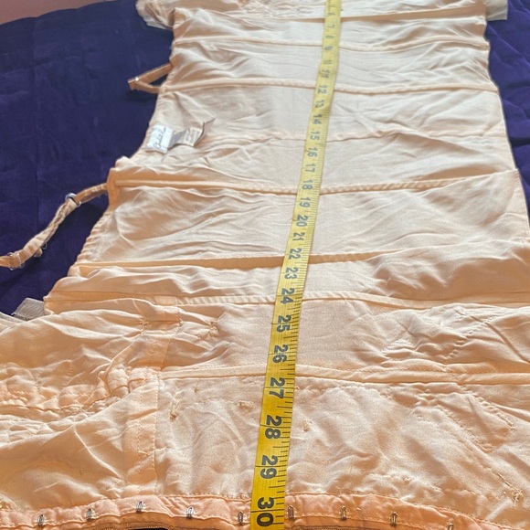 Embellished Corset Top in light pinkish/muted rose, with beading & sequins - Picture 14 of 14